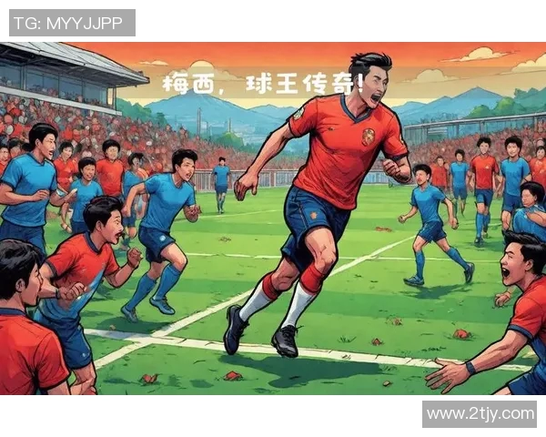 梅西足球之路插画展现传奇生涯与辉煌瞬间的艺术之美